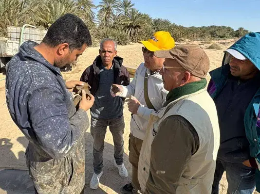 اكتشاف موقع موجب شط الجريدة