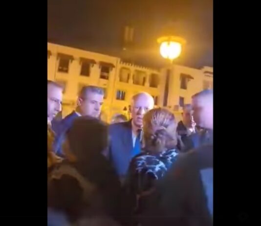 قيس سعيد في باب سويقة