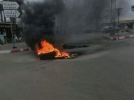 إصابات خطيرة في احتجاجات المزونة بسيدي بوزيد