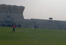 مباراة نادي Gabésien و AS Kasserine تُوقف في الشوط الأول بسبب شغب