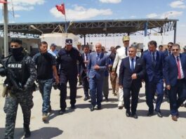 وزير الداخلية يتابع النشاط التجاري في معبر ذهيبة وازن ويعاين تقدم الأشغال