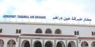 استئناف الرحلات بمطار طبرقة–عين دراهم بوصول أول طائرة من بولندا