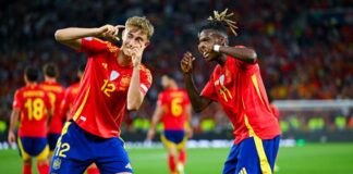 إسبانيا تتفوق على فرنسا 5-4 وتبلغ نهائي دوري الأمم الأوروبية