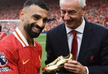 محمد صلاح يتوَّج بجائزة أفضل لاعب في ليفربول لموسم 2024-2025