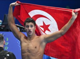 أحمد الجوادي يمنح تونس ذهبية 1500 متر في بطولة العالم للسباحة
