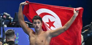 أحمد الجوادي يمنح تونس ذهبية 1500 متر في بطولة العالم للسباحة