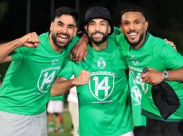 الشعلالي والهذلي يتوجان بالدوري الليبي مع الأهلي طرابلس