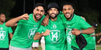 الشعلالي والهذلي يتوجان بالدوري الليبي مع الأهلي طرابلس