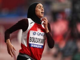 مروى بوزياني تتأهل إلى نهائي 3000م موانع في بطولة العالم بطوكيو