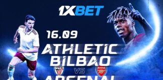 Athletic Bilbao contre Arsenal : regardez ce match exceptionnel et gagnez avec 1xBet