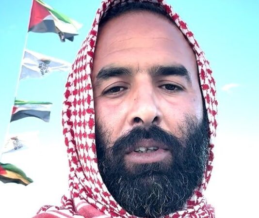 سلامة علي كنيس المحتجز في سجن كتسيعوت بعد أسطول الحرية