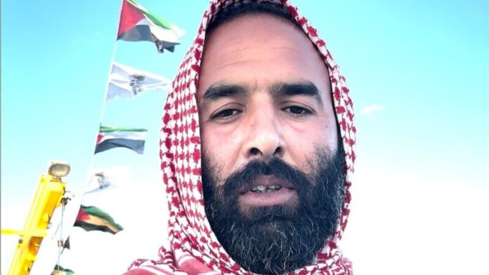 سلامة علي كنيس المحتجز في سجن كتسيعوت بعد أسطول الحرية