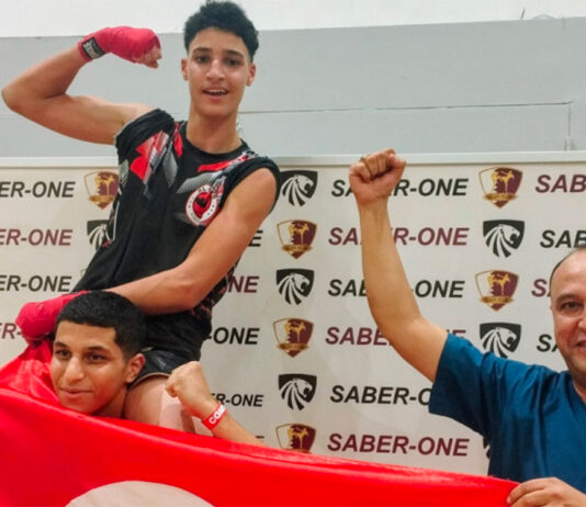 التونسي محمد عزيز يفوز ببطولة كيك بوكسينغ الشباب في قطر