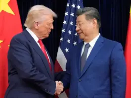 دونالد ترامب وشي جين بينغ في بوسان في 30 أكتوبر