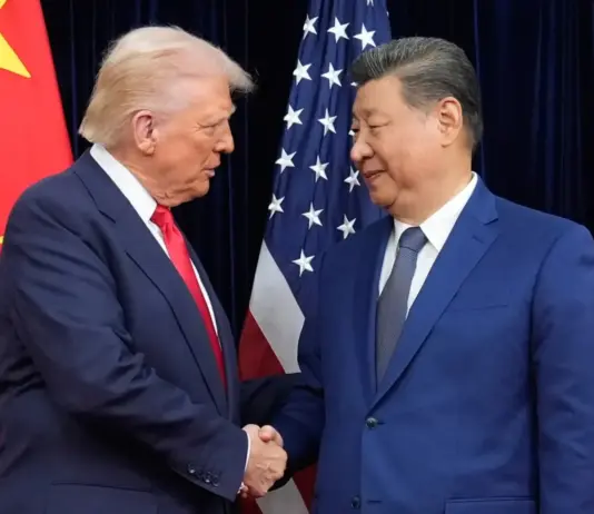 دونالد ترامب وشي جين بينغ في بوسان في 30 أكتوبر