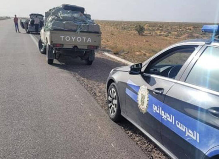 الحرس الديواني يصادر بضائع مهربة بـ30 مليون دينار في أكتوبر