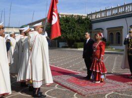 سعيد يستقبل 5 سفراء جدد في قرطاج: غابون، جنوب أفريقيا، فلسطين، كوت ديفوار، الهند