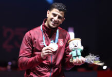 فرس فرجاني ذهبية سيف ألعاب التضامن الإسلامي وحصيلة تونس 16 ميدالية