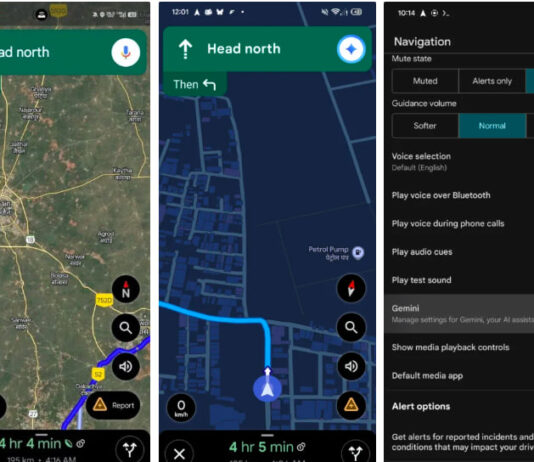 Google Maps يدمج Gemini: مساعد صوتيٍّ للسائقين