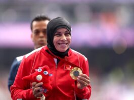 مروى البراهمي ذهبية رمي الصولجان ألعاب التضامن الإسلامي 2025