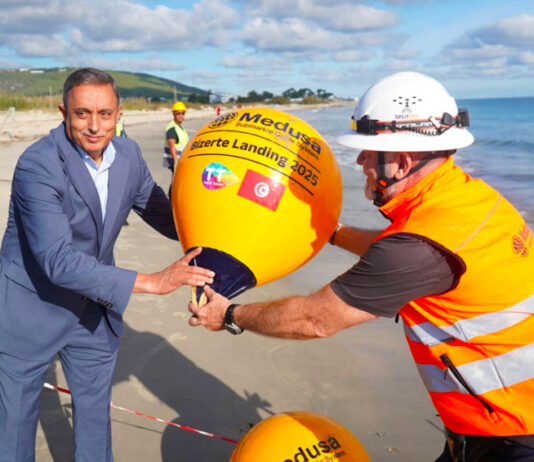 أورانج تونس تنزل كابل MEDUSA: مركز رقمي للمتوسط