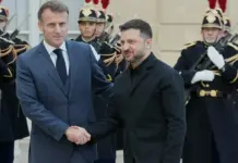 ماكرون يستقبل زيلينسكي في الإليزيه: مباحثات حول وقف النار في أوكرانيا