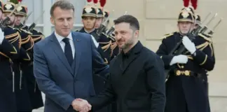 ماكرون يستقبل زيلينسكي في الإليزيه: مباحثات حول وقف النار في أوكرانيا