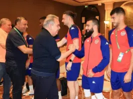 وزير الشباب يزور المنتخب التونسي في الدوحة قبل افتتاح كأس العرب 2025