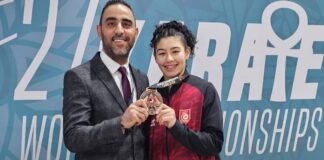 وفاء محجوب تهدي تونس برونزية عالمية في الكاراتيه بالقاهرة 2025