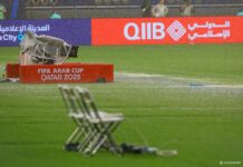 كأس العرب 2025: مباراة المركز الثالث بين السعودية والإمارات تُوقف بسبب الأمطار الغزيرة توقف مباراة السعودية والإمارات بسبب الأمطار!