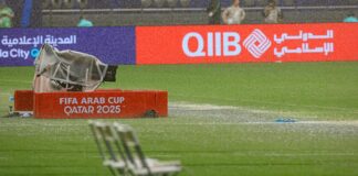 توقف مباراة السعودية والإمارات بسبب الأمطار!