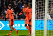 برشلونة يتجاوز غوادالاخارا بصعوبة في كأس الملك بهدفي كريستنسن وراشفورد برشلونة يفوز 2-0 على غوادالاخارا في الكأس!