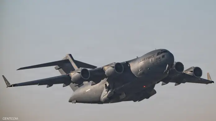 أمريكا تنشر 41 طائرة شحن عسكرية في الشرق الأوسط وسط توتر مع إيران