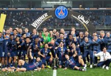Le Paris Saint-Germain maintient sa domination et remporte la Supercoupe de France pour la quatrième fois consécutive سان جيرمان يتوج بكأس السوبر على مرسيليا