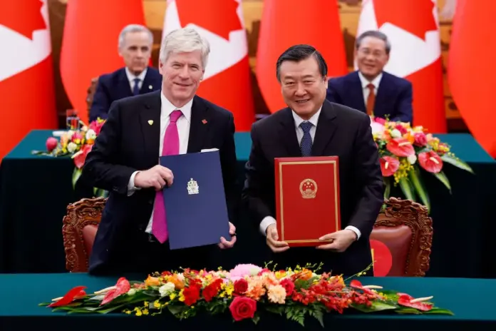 كندا والصين على أعتاب شراكة تاريخية بحسب كارني