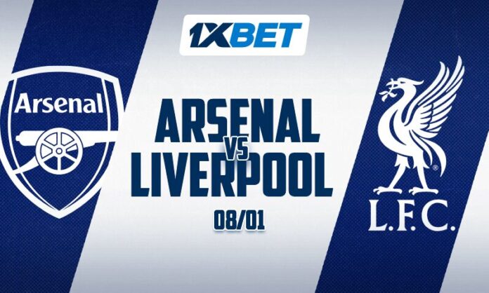 Arsenal vs Liverpool 08_01_FR Arsenal vs Liverpool en Premier League le 8 janvier avec 1xBet