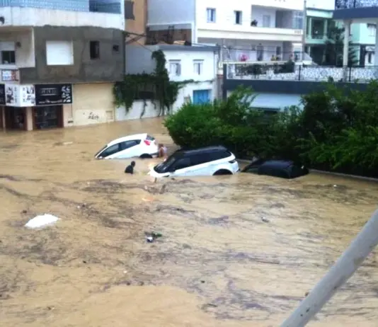 فيضانات تغمر نابل وتونس الكبرى وبنزرت