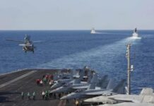 ترامب يعزز تواجده العسكري قبالة إيران بحاملة طائرات إضافية ترامب يرسل حاملة طائرات إضافية قبالة إيران