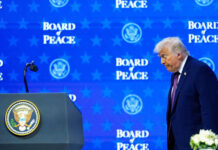 ترامب يترأس أول اجتماع لمجلس السلام وسط توقعات بمناقشات حاسمة حول غزة ترامب يرأس أول اجتماع لمجلس السلام وسط جدل حول غزة