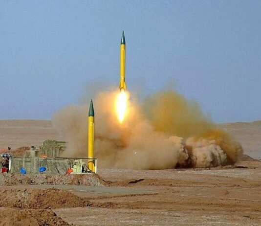 إطلاق صاروخ باليستي إيراني. صورة من مصادر مفتوحة