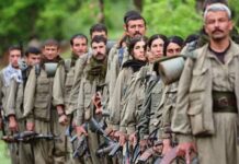 آلاف المقاتلين الأكراد يهاجمون إيران برياً من العراق