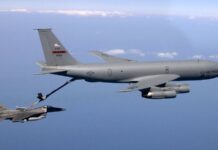 سقوط طائرة أمريكية من طراز KC-135 غرب العراق