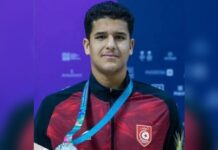 ذهبية وفضيتان لمحمد ياسين بن عباس في بطولة الجامعات الفرنسية