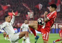 بايرن ميونيخ وأرسنال يحجزان آخر بطاقتين إلى نصف نهائي دوري الأبطال بايرن ميونيخ وأرسنال إلى نصف نهائي دوري الأبطال