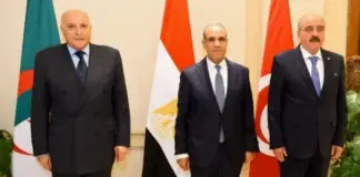 وزراء خارجية تونس ومصر والجزائر يؤكدون من القاهرة: الحل في ليبيا بأيدي أبنائها