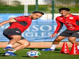 تدريبات المنتخب التونسي في طبرقة استعداداً لكأس العالم 2026