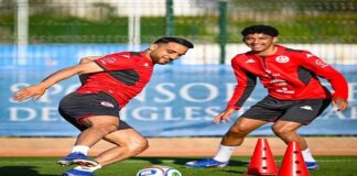 تدريبات المنتخب التونسي في طبرقة استعداداً لكأس العالم 2026