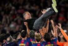 برشلونة يحسم الليغا بفوز تاريخي في الكلاسيكو