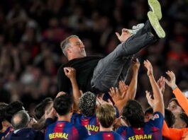 برشلونة يحسم الليغا بفوز تاريخي في الكلاسيكو