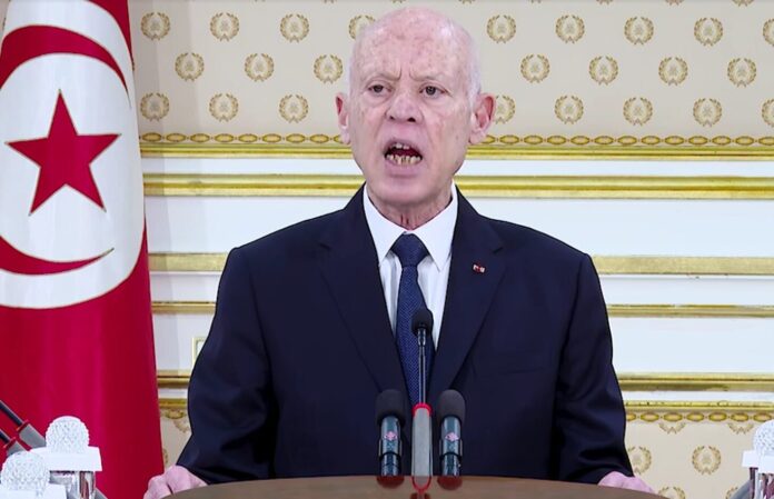 الرئيس قيس سعيد في مجلس الأمن: "عهد الإفلات من العقاب قد ولى وسيطبق القانون على الجميع" الرئيس قيس سعيد في مجلس الأمن: "عهد الإفلات من العقاب قد ولى وسيطبق القانون على الجميع"